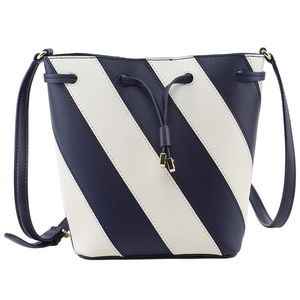 Ralph Lauren Dryden Navy Drawstring Shoulder Bag